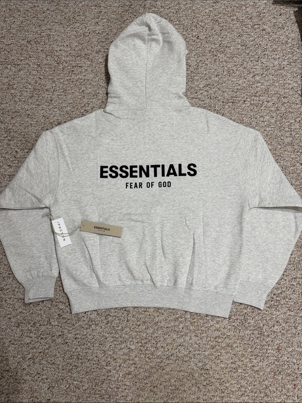 Essentials Gray Hoodie size XS - Picture 2 of 8